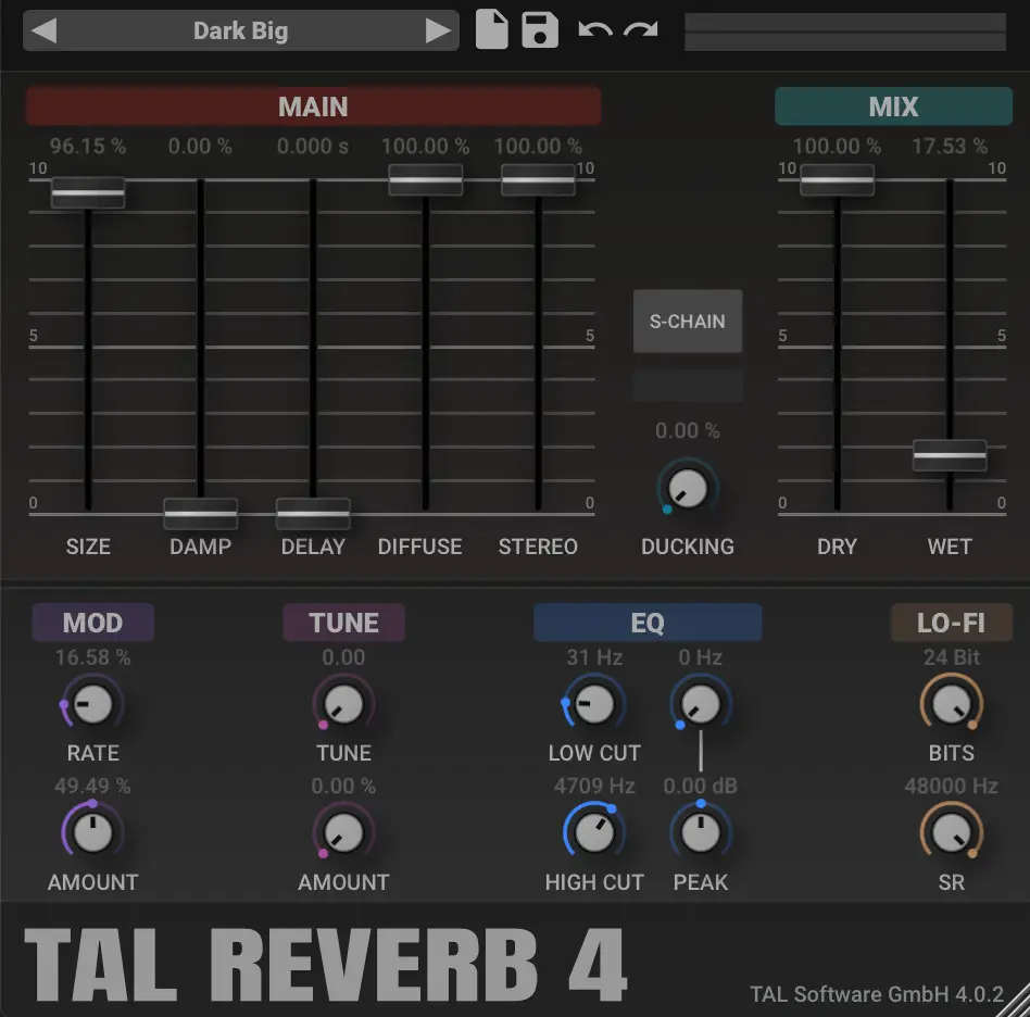 TAL-Reverb-4 by TAL Software GmbH
