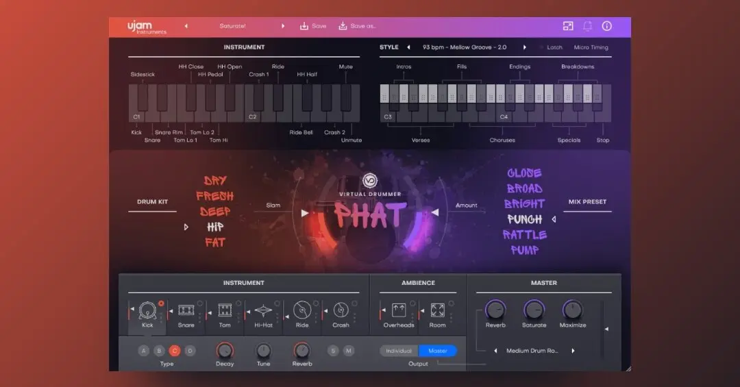 UJAM Virtual Drummer PHAT by UJAM