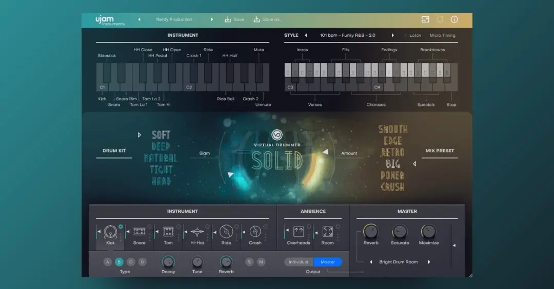 UJAM Virtual Drummer SOLID by UJAM